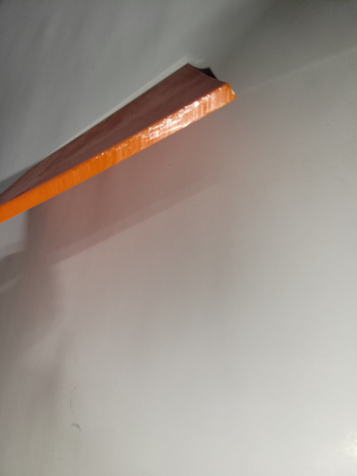 1/4" x 6" x 6" 80 A Durometer, Orange, Polyurethane Sheet, Precision Cast